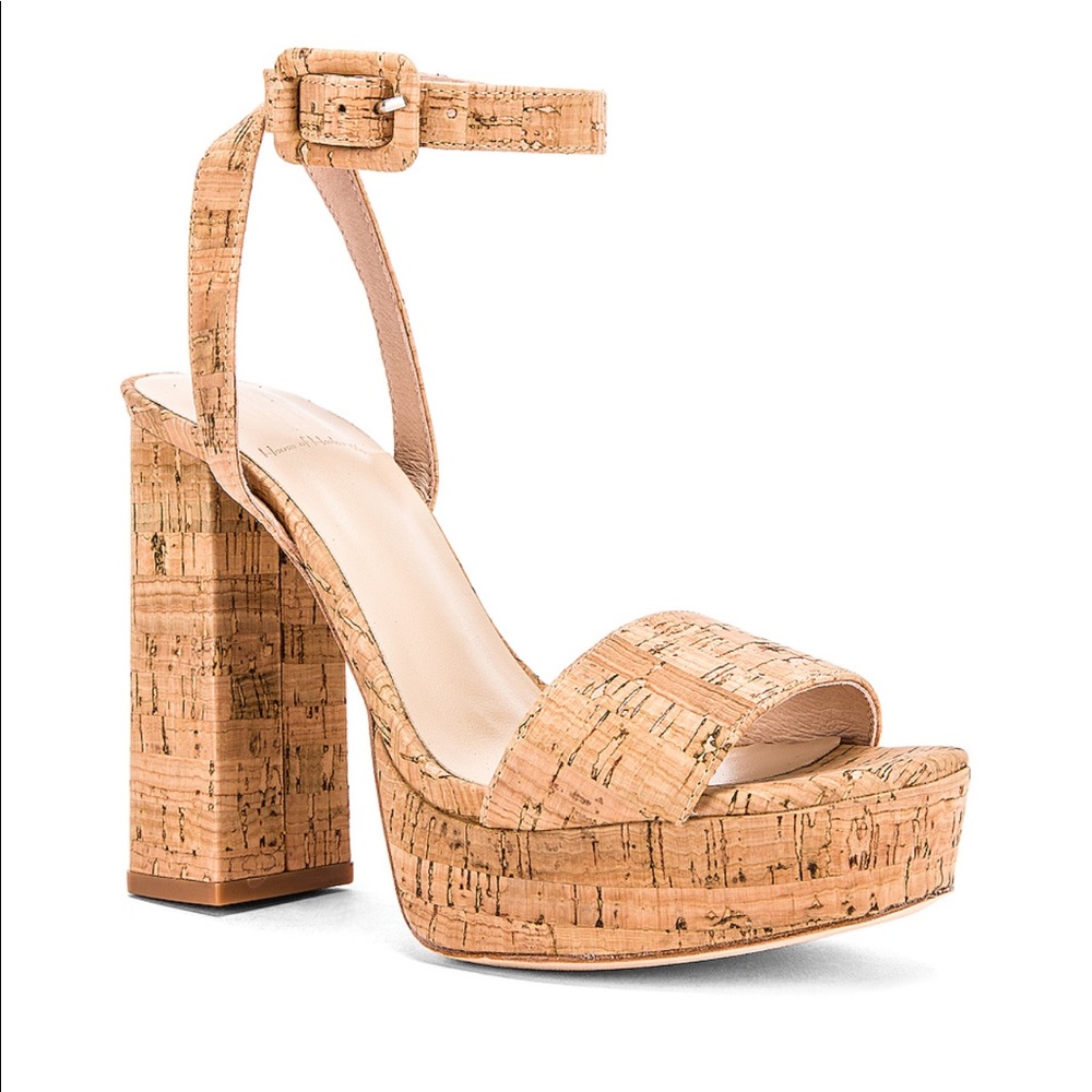 Mika Platform Heel in Natural Cork
House of Harlow